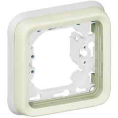 Marco de empotrar plexo modular blanco - 1 elemento
