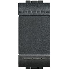 Conmutador livinglight 16ax - 250v~ - 1mod - antracita