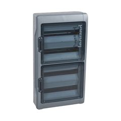 Caja modular estanca plexo³ - ip 65 - ik 09 - 4 filas de 18 módulos