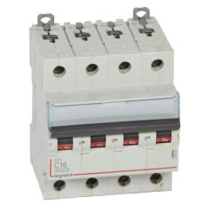 Magnetotérmico dx³ 6000/10 ka - 4p - 400 v~ - 16a - curva c