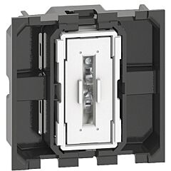 Pulsador luminoso living now - 10a - 250vca - 2 módulos