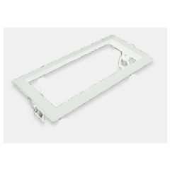 Conjunto accesorios empotrar techo diana flat blanco