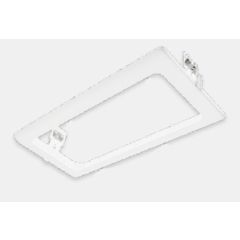 Conjunto accesorios empotrar techo venus blanco