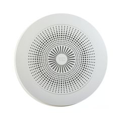 Rejilla con aro embellecedor de abs blanco 5"