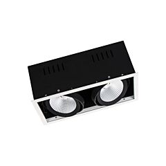 Spot multi 2x30w 4000k fl wt/bk