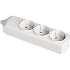 Base múltiple de 3 tomas 2p+t, 16a 250v~.