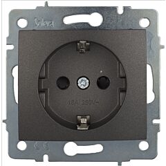Base fija 2p+t, 16a 250v~. de empotrar.