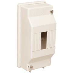 Caja de distribución de superficie para 4 elementos.