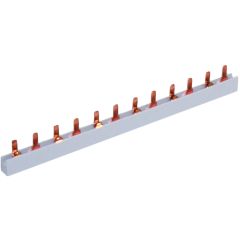 Peine de conexión bipolar, sección 10 mm², 63a. longitud 1 m.