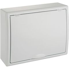 Caja de distribución de superficie para 12 elementos.