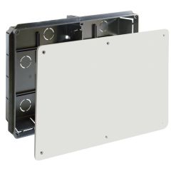 Caja de conexión de empotrar. de 300 x 200 mm. tapa con tornillos.