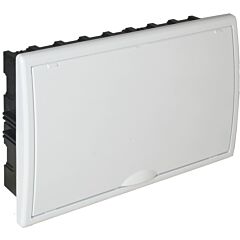Caja de distribución de empotrar para 18 elementos.