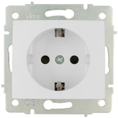 Base fija 2p+t, 16a 250v~. de empotrar.