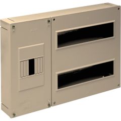 Caja de distribución de superficie para 24 elementos + 4 precintables.