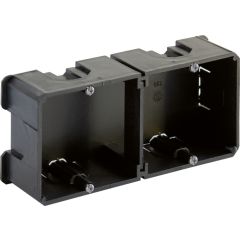 Caja de mecanismos de empotrar para 2 elementos, 145 x 67 x 42 mm. universal.