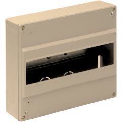 Caja de distribución de superficie para 12 elementos.