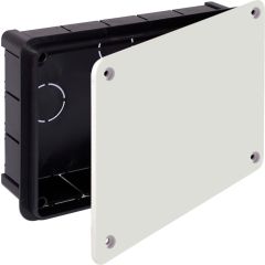 Caja de conexión de empotrar. de 200 x 130 mm. tapa con tornillos