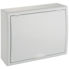 Caja de distribución de superficie para 12 elementos.