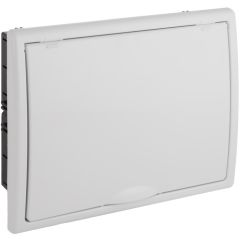 Caja de distribución de empotrar para 12 elementos.