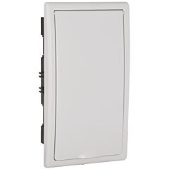 Caja de distribución de empotrar para 4 elementos.