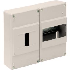 Caja de distribución de superficie para 6 elementos + 4 precintables.