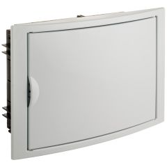 Caja de distribución de empotrar para 14 elementos.