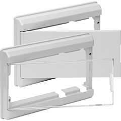 Marco y puerta color blanco para cajas serie clásica. para cajas refs 679b, 688b, 697b y  703b.