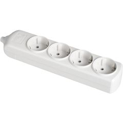Base múltiple de 4 tomas 2p+t, 16a 250v~.