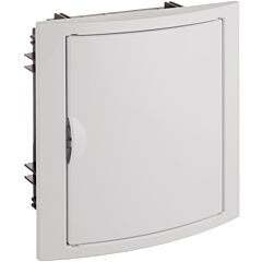 Caja de distribución de empotrar para 8 elementos.