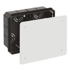 Caja de conexión de empotrar. de 200 x 160 x 70 mm. tapa con tornillos.