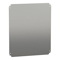 Placa de montaje metálica plana alt500xanch600mm de acero galvanizado