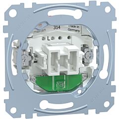 Switch, compatible con system m y d-life inserts, 1-pole 2-way, 10ax, terminales de conexi&oacute;n r&aacute;pida terminals,