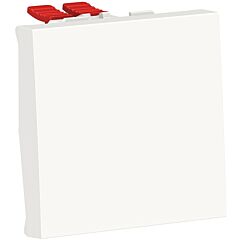 New unica, cruzamiento, 10ax, 2 módulos, conexión rápida, ip4x, polar