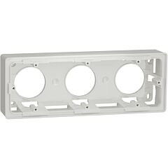 New unica, caja de montaje de superficie - 3 x 2 módulos - polar