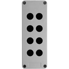 Estación de control vacía - xap-a - plástico - 8 oriicios en 2 columnas