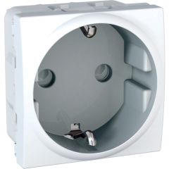 Base 2p+tt lateral 10/16a serie única blanco polar