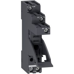 Zelio relay - bases 1co terminales separados