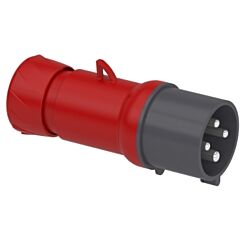 Pratika wander plug - straight - 32 a - 3p + e - 380...415 v ac - ip44