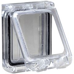 Ventanillas de plástico para aparellaje modular, tapa alta. l78xw165xd15mm.
