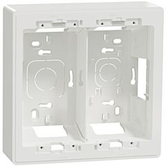 New unica system+ - caja de montaje pdt  - superficie - 2 columnas