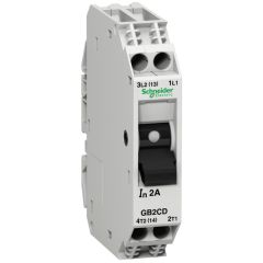 Disjuntor tesys para circuitos de comando - gb2-cd – 5 a - 1 pólo+n - 1d
