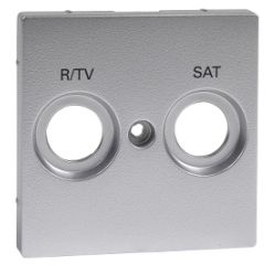 Caratula toma r-tv/sat elegance aluminio