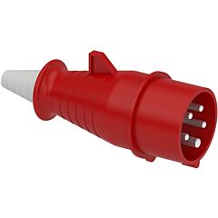 Pratika wander plug - straight - 16 a - 3p + n + e - 380...415 v ac - ip44