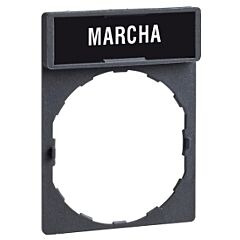 Porta etiqueta c/etiqueta  marcha