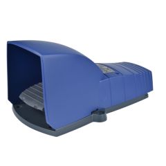 Interruptor de pedal único xpe-b –con tapa – plástico - azul - 1nc+1no