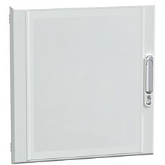 Puerta transparente, prismaset g, ip40, 600mm (an.) x 630mm (alt.), 12 módulos, blanca, ral 9003