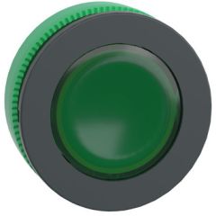 Cabeza  piloto flush  luminoso verde led