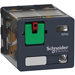 Rel&eacute; de potencia enchufable, 15 a, 3 nanc, con led, 120 v ca