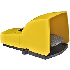 Preventa xpe - interruptor de pedal único xpe-y – con tapa – plástico - amarillo - 1nc+1no