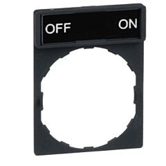 Porta etiqueta c etiqueta  off on